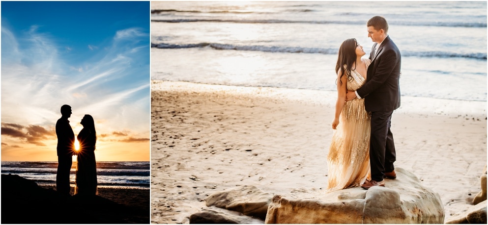 Photos of Wife and husband couple at the Beach in La Jolla